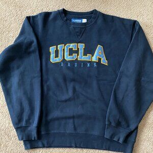 UCLA Crewneck Hoodie – Casual Relaxed Fit with Embroidered Front Logo